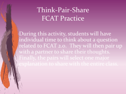 Physical Science FCAT Module #2
