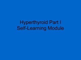 Hyperthyroid Self