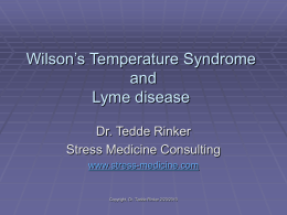 Thyroid Function and Lyme disease