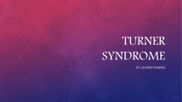 TURNER sYNDROME - Industrial ISD