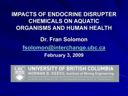 impacts of metals on aquatic ecosystems and human health
