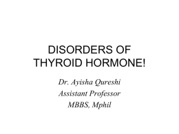 to THYROID DISEASES ppt