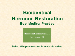 HRshortsex - Hormone Restoration