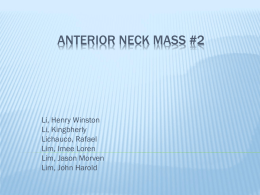 Anterior Neck Mass #2