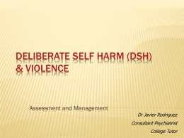 Deliberate self Harm