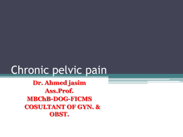 Chronic pelvic pain