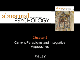 abnormal PSYCHOLOGY Third Canadian Edition