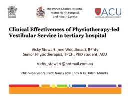 Clinical Effectiveness of Physiotherapy