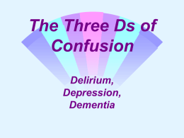 The Three Ds of Confusion