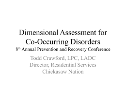 Dimensional Assessment for Co