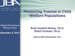 Measuring Trauma in Child Welfare Populations
