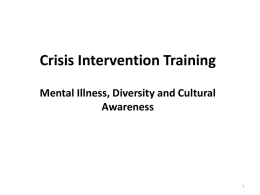 CRJ 312 Crisis Intervention and Management