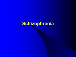 Schizophrenia - Rockhurst University