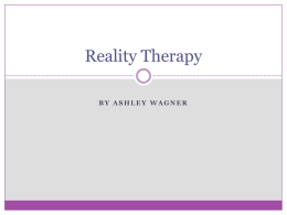 Reality Therapy