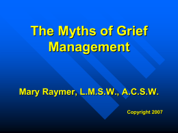 Myths of Grief Presentation