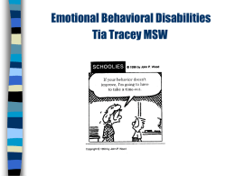 Strategies for Working with Emotionally Unpredictable Students