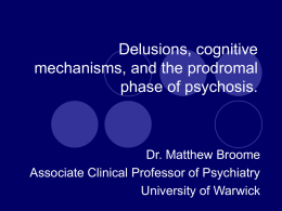Models of Psychosis and Psychiatrists` Views of the Mind