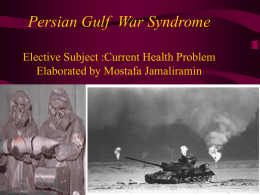 ersian Gulf War Syndrome