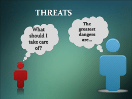 Threats – dangers on the web - Youth of Europe connect to a "Right