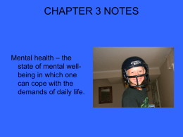 Chapter 3 Notes/powerpoint