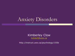 Anxiety & Mood Disorders