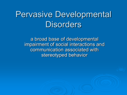 PDD presentation! - Pemberton Counseling has changed