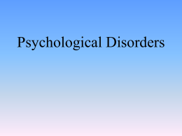 abnormal defining and labeling disorders
