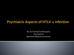 Psychiatric Aspects of HTLV