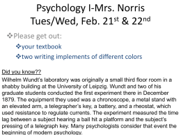Psychology-Mrs. Norris