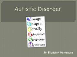 Autistic Disorder