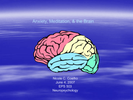 Meditation, Anxiety, & the Brain