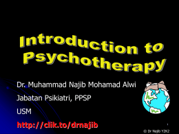 Psychotherapy - GEOCITIES.ws