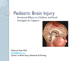 Pediatric Brain Injury