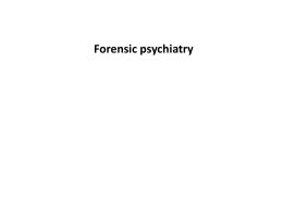 forensic psychiatrist