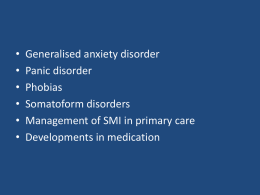Anxiety disorders