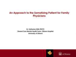 Somatizing patients: an approach for family physicians
