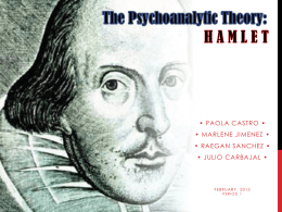 The Psychoanalytic Theory