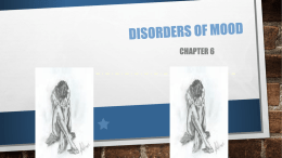 Disorders of Mood
