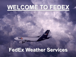 FedEx Weather Services - Memphis Chapter of the American