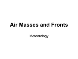 Air Masses and Fronts - ISD 186 | Pequot Lakes Schools