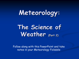 Weather Tools and Symbols