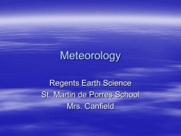 Meteorology - TeacherWeb
