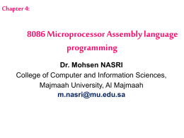 8086 microprocessor Architecture