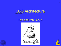 3 LC-3 Architecture