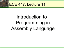 ECE 447: Lecture 9 - the GMU ECE Department