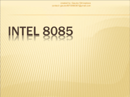 intel 8085