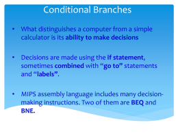 Class 11.2 Conditional Branches.pptx