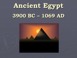 ANCIENT EGYPT NOTESx