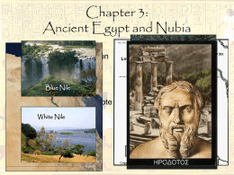Vocabulary, Section 1 Nubia
