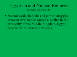 Egyptian & Nubian Empires